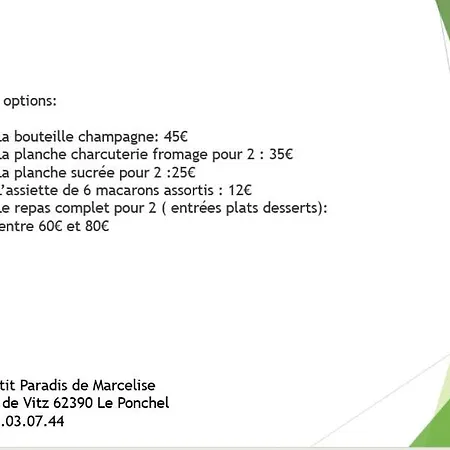 Gæstehus Le Petit Paradis De Marcelise 4*